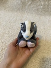 My Blue Nose Friends Plush 4" Bracken The Badger #25 Soft Toy Plush W Tags