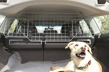 Summit Silver Metal Car Safety Wire Mesh Headrest Dog Guard Adjustable Barrier 