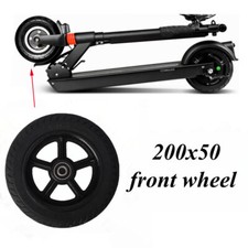 8 Inch 200x50 Solid Tire Front Full Wheel Replacement for Electric Scooter