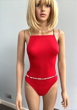 BURBERRY Cherry Red Swimsuit