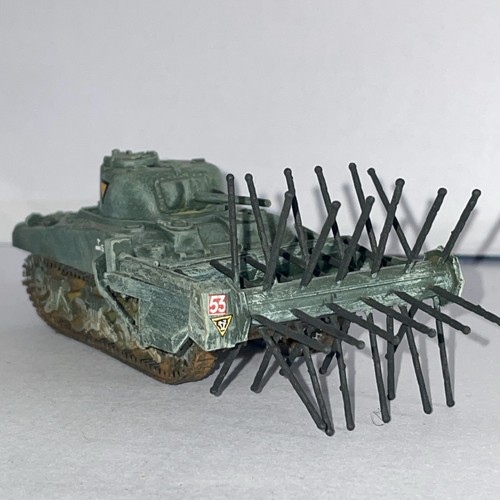 Wwii allied sherman crab tank - crab,