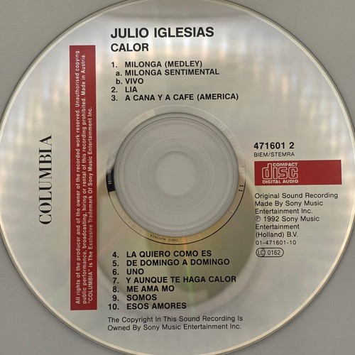 Julio iglesias calor - iglesias,