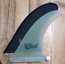 Tru Ames 8.0" 4a George Greenough Surfboard Longboard Single Fin Midlength Clear