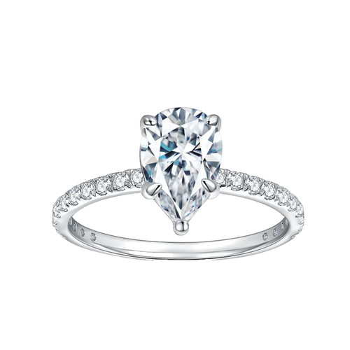 5ct pear cut lab created - cut, lab‑created