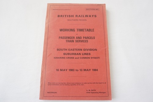 1983 southern region - southern, railway