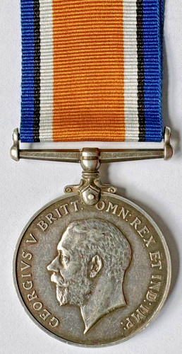 Medal silver british war - -,