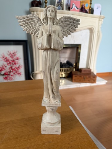 Tall off white praying - 13",