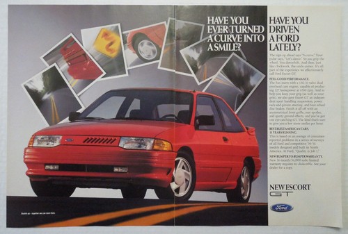 1992 ford escort - ford, gt