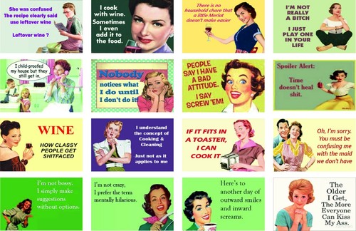 Retro fridge magnet - retro,