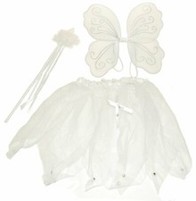 Childs White Wings Wand Tutu