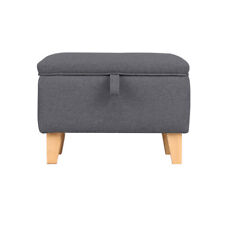 Upholstered Footstool with