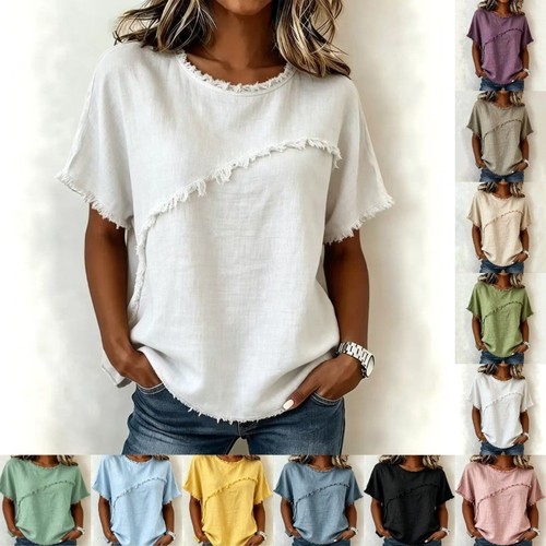 Ladies summer linen tops - ladies,