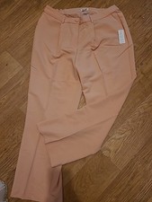 Brand New Ladies Damart Size 16 Peach Trousers Elasticated