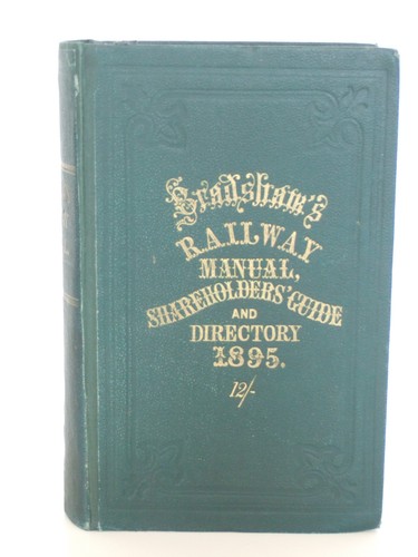 Bradshaws railway manual 1895 - railway, manual,