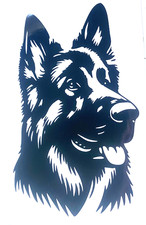 1x GSD Alsation Shepherd Dog