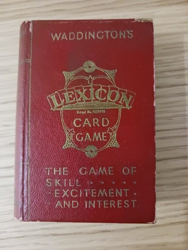 Vintage 1930 lexicon - 1930's, card