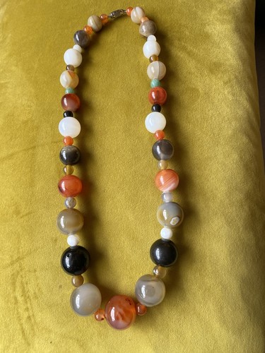 Vintage polished agate semi - vintage,