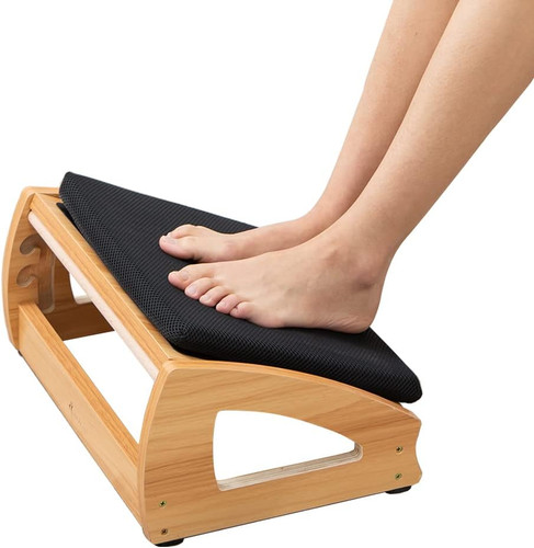 Wood ergonomic footrest - ergonomic,