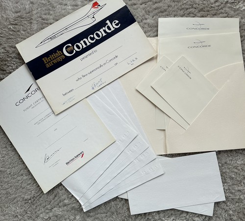 Concorde flight certificates - 2,