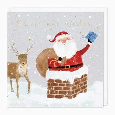 Whistlefish Waving Santa