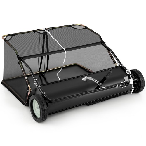 Tow behind lawn sweeper - behind,