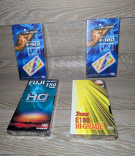 E-180 Blank VHS Video Cassette