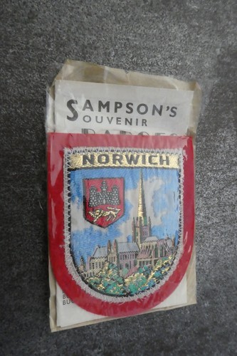 Norwich woven cloth patch - woven,