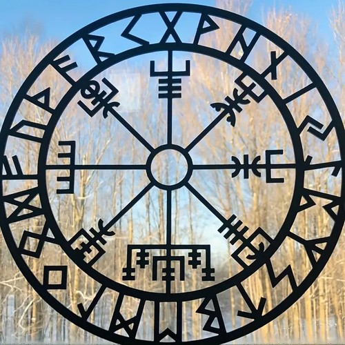 Nordic compass iron - compass, wall