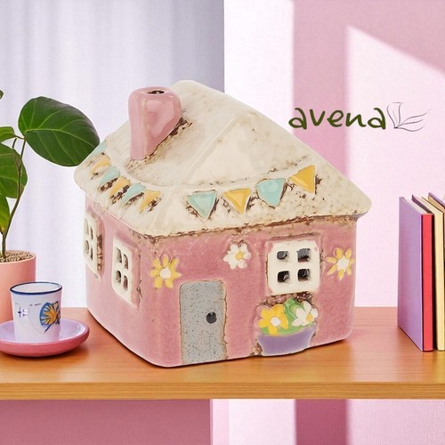 Pink house village pottery - house,