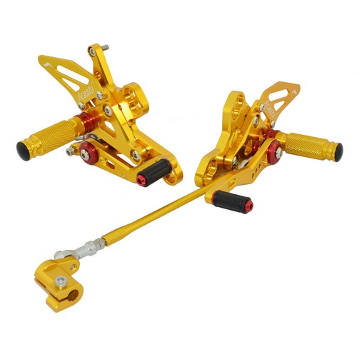 Gold adjustable rearset - gold,