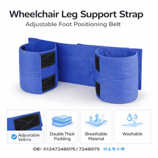 Wheelchair leg straps - leg,