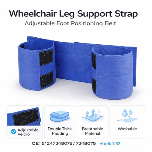Wheelchair leg straps - leg,