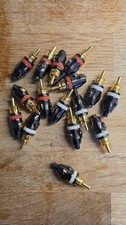 16x Planet Waves Gold Plated RCA Plugs