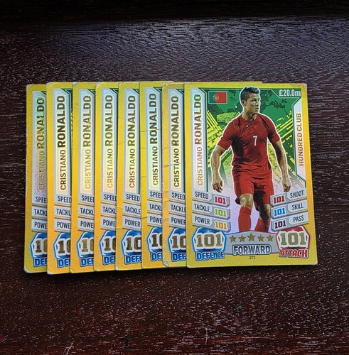 Card lot cristiano ronaldo - x8-card, lot.