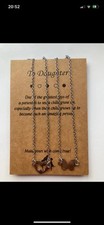 Mother and Daughter Necklace Set Mothers Day Gift