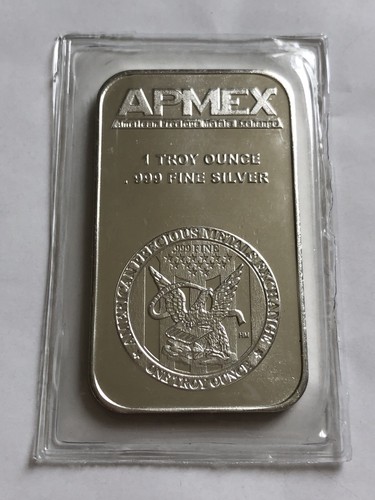 1oz fine silver 999 apmex - 1oz, bar