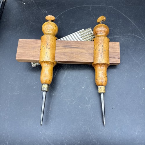 Antique trammel points large - points,