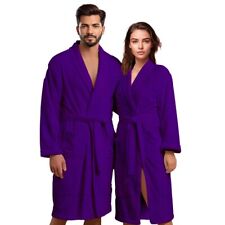Terry Towel Bath Robe Unisex Bathrobe Soft Cotton Luxury Towel Dressing Gown