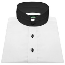 Formal White Shirt with Black