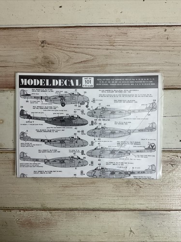 Modeldecal 101 raf dh - modeldecal, #101,