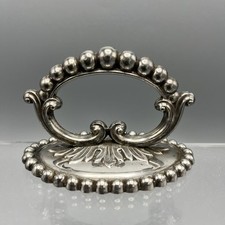 Cloche Meat Dome Handle Poss Silver Plated No Markings Heavy Antique Victorian