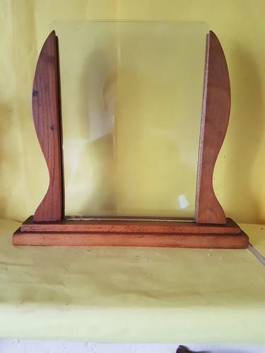 Large art deco wooden picture - art,