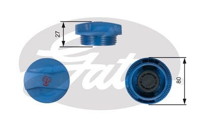 Gates radiator cap for - gates,
