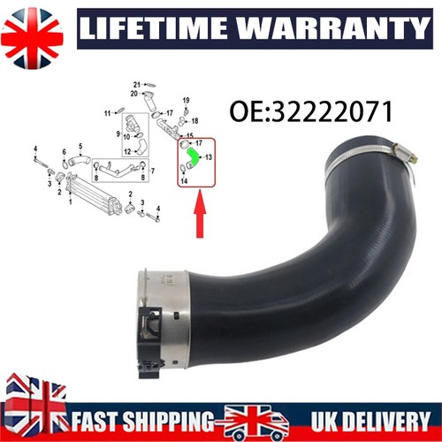 Intercooler turbo hose - turbo, for
