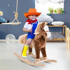 Kids rocking horse wooden - kids,