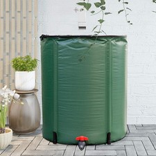 100 Litre Collapsible Rain Water Barrel Tank Butt Storage Spout Collector
