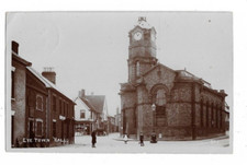 Eye, Town Hall, Suffolk, RP Postcard.