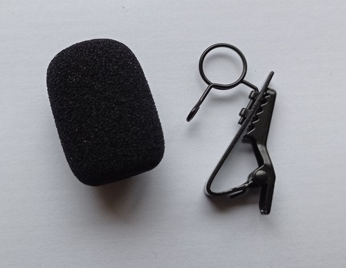 Replacement tie clip - clip, foam