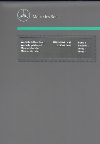 Unimog workshop manual - unimog, 437