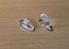 2 Pairs of 15mm push-on rigid nose pads for spectacles,Glasses